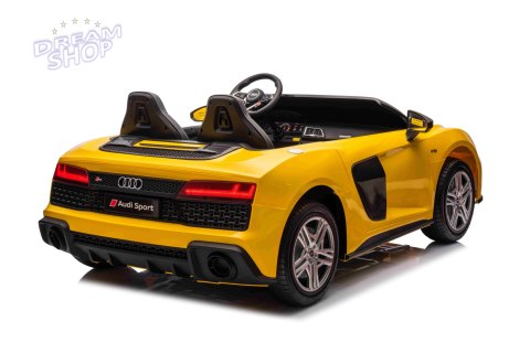 Pojazd Audi Spyder R8 LIFT Żółty Pojazd Audi Spyder R8 LIFT Żółty