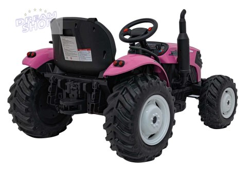 Pojazd Traktor GROW 1804 Różowy Pojazd Traktor GROW 1804 Różowy