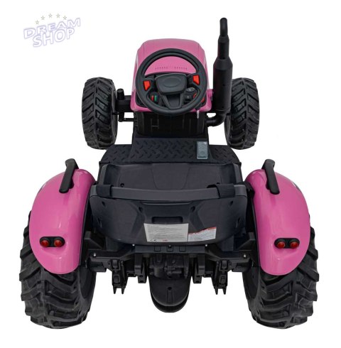 Pojazd Traktor GROW 1804 Różowy Pojazd Traktor GROW 1804 Różowy