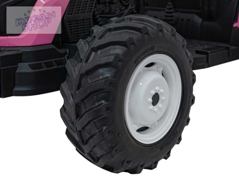 Pojazd Traktor GROW 1804 Różowy Pojazd Traktor GROW 1804 Różowy