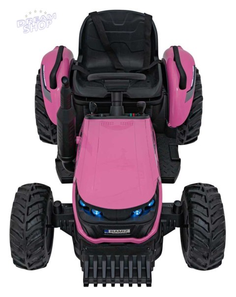 Pojazd Traktor GROW 1804 Różowy Pojazd Traktor GROW 1804 Różowy