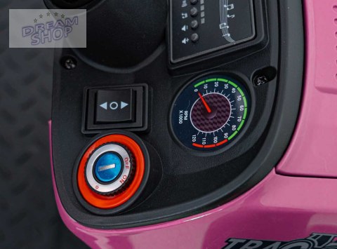 Pojazd Traktor GROW 1804 Różowy Pojazd Traktor GROW 1804 Różowy