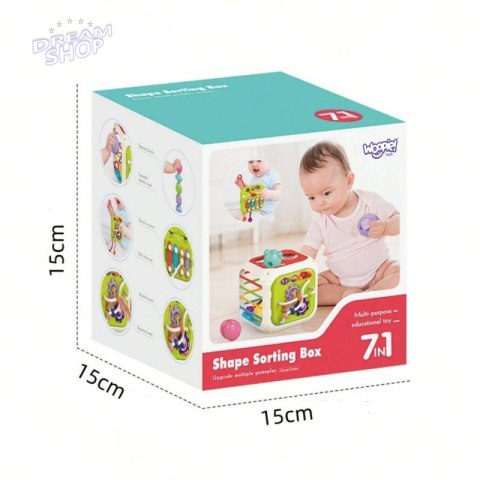 WOOPIE BABY Sensoryczna Edukacyjna Kostka Aktywności WOOPIE BABY Sensoryczna Edukacyjna Kostka Aktywności