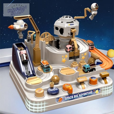 WOOPIE Interaktywny Tor Przeszkód Samochodowy " Kosmiczna Przygoda Astronauty" WOOPIE Interaktywny Tor Przeszkód Samochodowy " Kosmiczna Przygoda Astronauty"