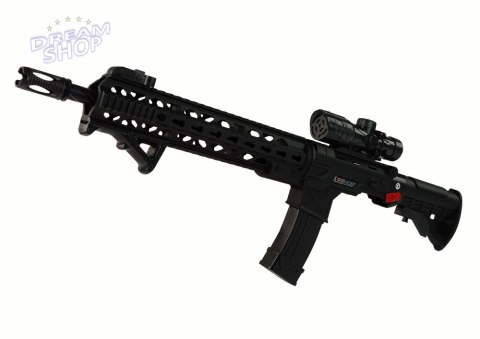 Karabin Pistolet na Kulki Wodne Akcesoria Czarny Karabin Pistolet na Kulki Wodne Akcesoria Czarny