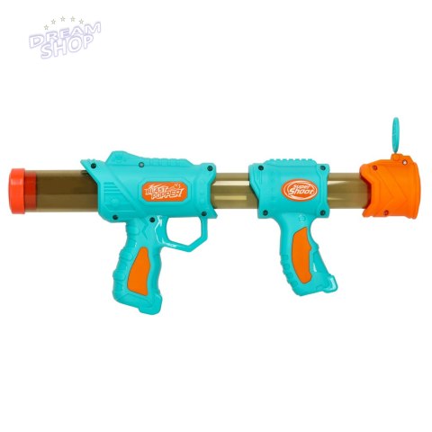 Pistolet karabin na kulki naboje 2w1 niebieski Pistolet karabin na kulki naboje 2w1 niebieski