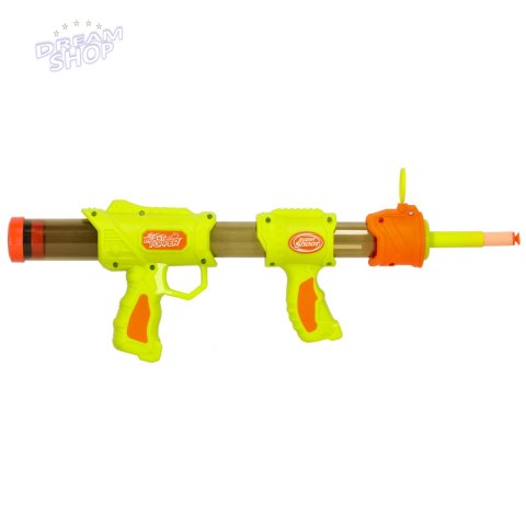 Pistolet karabin na kulki naboje 2w1 zielony