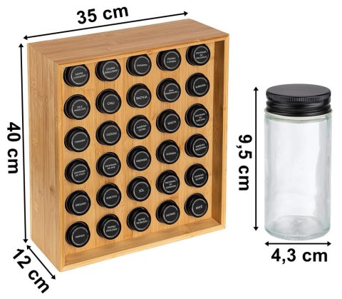 Stojak na przyprawy SAFRAN natural