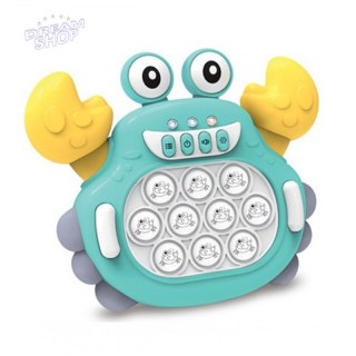 WOOPIE Gra POP IT Elektroniczna Antystresowa Zręcznościowa Krab Zielony