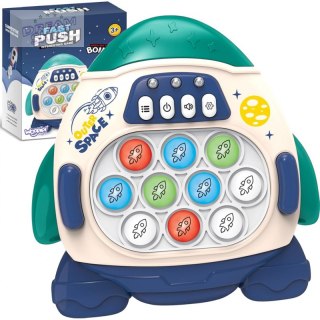 WOOPIE Gra POP IT Elektroniczna Antystresowa Zręcznościowa Rakieta blue