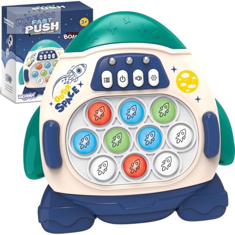 WOOPIE Gra POP IT Elektroniczna Antystresowa Zręcznościowa Rakieta blue WOOPIE Gra POP IT Elektroniczna Antystresowa Zręcznościowa Rakieta blue