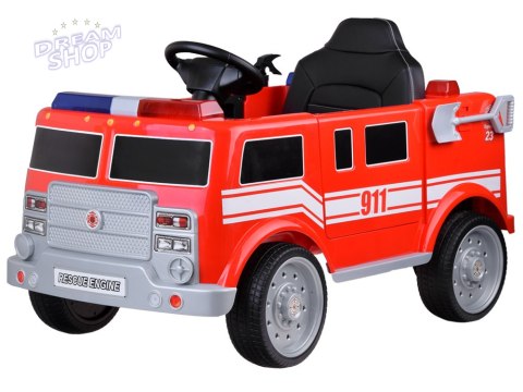 Auto Straż Pożarna Wóz Strażacki na akumulator Koguty Sygnał Radio PA0313 Auto Straż Pożarna Wóz Strażacki na akumulator Koguty Sygnał Radio PA0313
