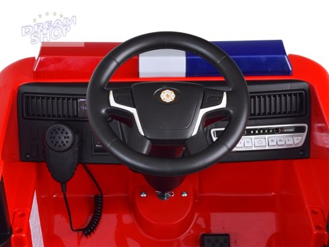 Auto Straż Pożarna Wóz Strażacki na akumulator Koguty Sygnał Radio PA0313 Auto Straż Pożarna Wóz Strażacki na akumulator Koguty Sygnał Radio PA0313