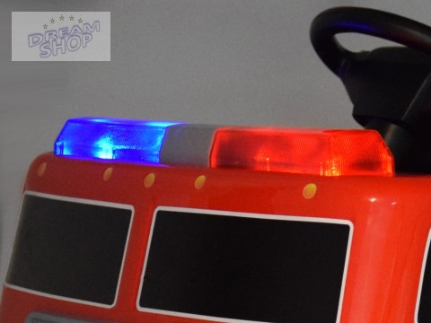 Auto Straż Pożarna Wóz Strażacki na akumulator Koguty Sygnał Radio PA0313 Auto Straż Pożarna Wóz Strażacki na akumulator Koguty Sygnał Radio PA0313