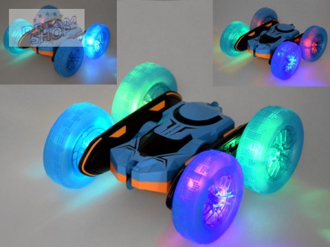 Szalone Autko 360 stopni dwustronne STUNT CAR obrót świecące koła RC0675 Szalone Autko 360 stopni dwustronne STUNT CAR obrót świecące koła RC0675