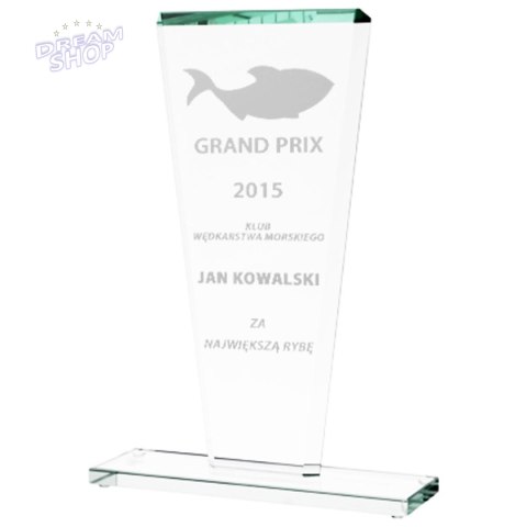 Trofeum szklane grawerowane Trofeum szklane grawerowane