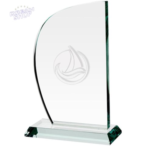 Trofeum szklane z grawerem 3D