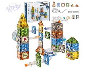 Klocki Magnetyczne Konstrukcyjne TOR KULKOWY 128 El. Kulodrom