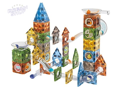 Klocki Magnetyczne Konstrukcyjne TOR KULKOWY 156 El. Kulodrom Klocki Magnetyczne Konstrukcyjne TOR KULKOWY 156 El. Kulodrom