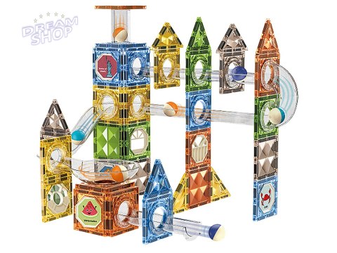 Klocki Magnetyczne Konstrukcyjne TOR KULKOWY 91 El. Kulodrom Klocki Magnetyczne Konstrukcyjne TOR KULKOWY 91 El. Kulodrom