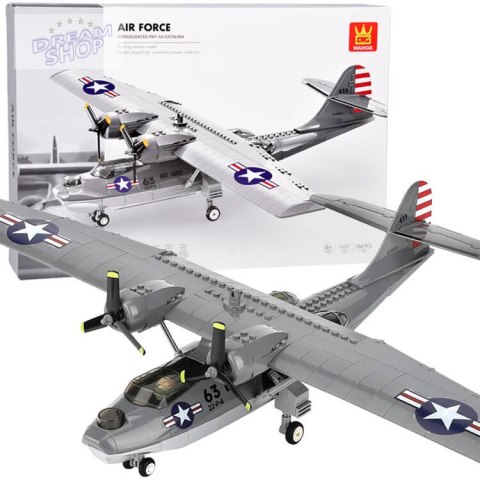 Klocki techniczne samolot bojowy PBY-5A Catalina 364 elementów ZA5322 Klocki techniczne samolot bojowy PBY-5A Catalina 364 elementów ZA5322