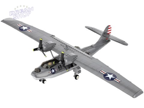 Klocki techniczne samolot bojowy PBY-5A Catalina 364 elementów ZA5322 Klocki techniczne samolot bojowy PBY-5A Catalina 364 elementów ZA5322