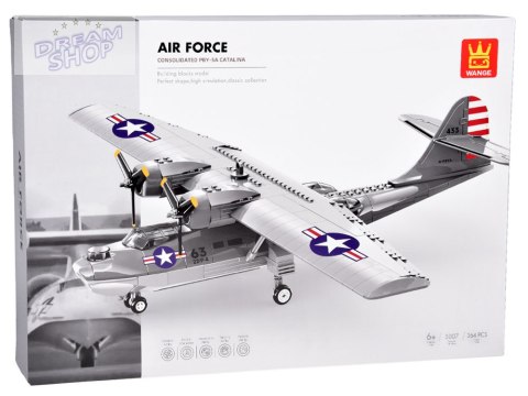 Klocki techniczne samolot bojowy PBY-5A Catalina 364 elementów ZA5322 Klocki techniczne samolot bojowy PBY-5A Catalina 364 elementów ZA5322