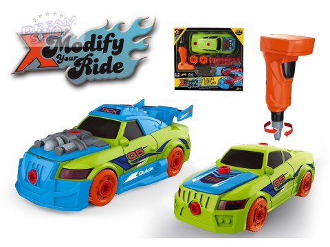 Sportowy Samochód Auto do rozkręcania i skręcania 2w1 TUNING + Wkrętarka Sportowy Samochód Auto do rozkręcania i skręcania 2w1 TUNING + Wkrętarka