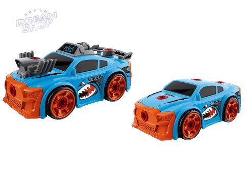 Sportowy Samochód do rozkręcania i skręcania 2w1 TUNING + Wkrętarka Sportowy Samochód do rozkręcania i skręcania 2w1 TUNING + Wkrętarka