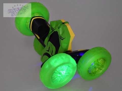 Szalone Autko 360 stopni dwustronne STUNT CAR obrót świecące koła RC0675 Szalone Autko 360 stopni dwustronne STUNT CAR obrót świecące koła RC0675