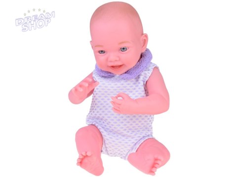 Uśmiechnięta Lalka bobas 40cm laleczka dzidziuś fioletowy sweterek ZA5321 Uśmiechnięta Lalka bobas 40cm laleczka dzidziuś fioletowy sweterek ZA5321