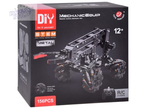 Zbuduj Robot sterowany pilotem Mechaniczne ramie na pilota 156 ele RC0683 Zbuduj Robot sterowany pilotem Mechaniczne ramie na pilota 156 ele RC0683