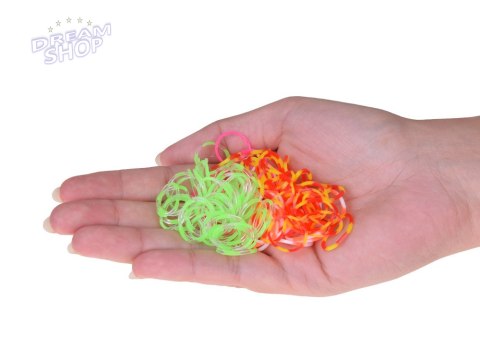 Zestaw Magiczne Gumki Koraliki do robienia bransoletek 4500szt ZA5299 Zestaw Magiczne Gumki Koraliki do robienia bransoletek 4500szt ZA5299