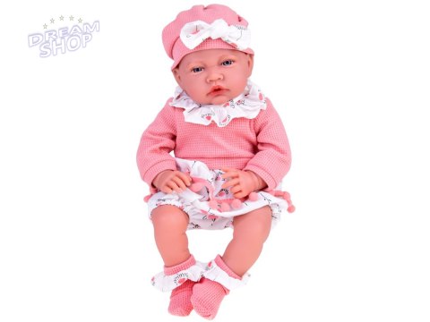 Lalka BOBAS 45 cm dziewczynka miękka i interaktywna różowy komplet ZA5188 Lalka BOBAS 45 cm dziewczynka miękka i interaktywna różowy komplet ZA5188
