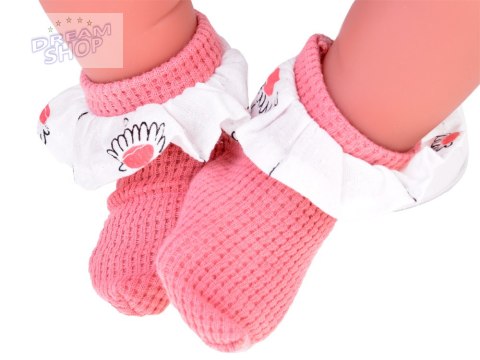 Lalka BOBAS 45 cm dziewczynka miękka i interaktywna różowy komplet ZA5188 Lalka BOBAS 45 cm dziewczynka miękka i interaktywna różowy komplet ZA5188