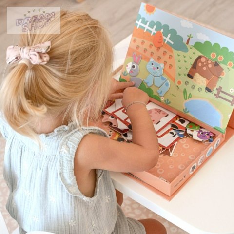 TOOKY TOY Układanka Magnetyczna Farma Puzzle TOOKY TOY Układanka Magnetyczna Farma Puzzle