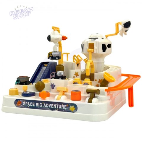 WOOPIE Interaktywny Tor Przeszkód Samochodowy " Kosmiczna Przygoda Astronauty" WOOPIE Interaktywny Tor Przeszkód Samochodowy " Kosmiczna Przygoda Astronauty"