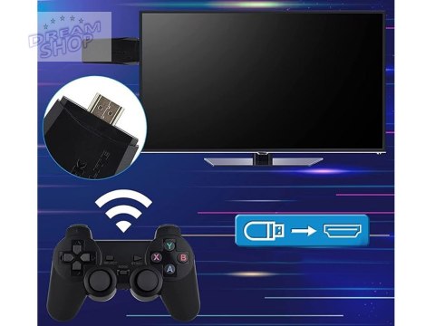 Zestaw Gra Konsola HDMI RETRO + 2 pady Ponad 20000 gier jak kiedyś GR0696 Zestaw Gra Konsola HDMI RETRO + 2 pady Ponad 20000 gier jak kiedyś GR0696