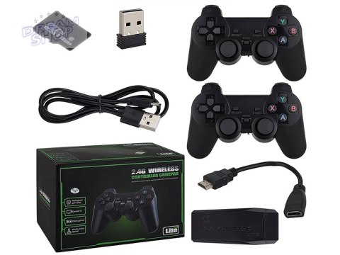 Zestaw Gra Konsola HDMI RETRO + 2 pady Ponad 20000 gier jak kiedyś GR0696 Zestaw Gra Konsola HDMI RETRO + 2 pady Ponad 20000 gier jak kiedyś GR0696