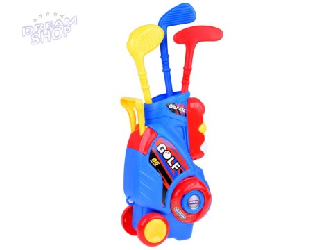 Zestaw do gry Mini Golf kije + piłki + stojak na kółkach dla dzieci SP0804 Zestaw do gry Mini Golf kije + piłki + stojak na kółkach dla dzieci SP0804
