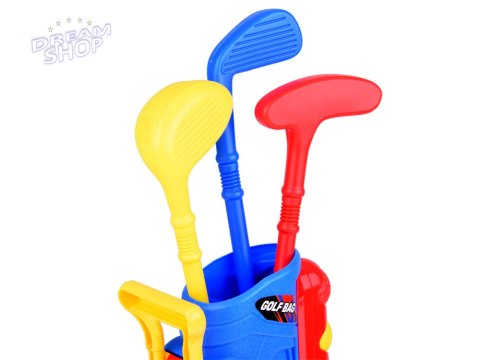 Zestaw do gry Mini Golf kije + piłki + stojak na kółkach dla dzieci SP0804 Zestaw do gry Mini Golf kije + piłki + stojak na kółkach dla dzieci SP0804
