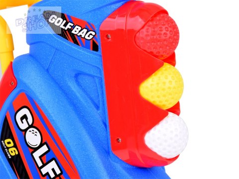 Zestaw do gry Mini Golf kije + piłki + stojak na kółkach dla dzieci SP0804 Zestaw do gry Mini Golf kije + piłki + stojak na kółkach dla dzieci SP0804