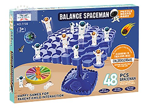 Balansujący Kosmonauci Drzewo Edukacyjna gra dla dzieci "Balance Spaceman", Układanka