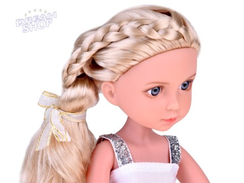 Elegancka Stylowa Lalka w Kapeluszu z Długimi Blond Włosami ZA5314 Elegancka Stylowa Lalka w Kapeluszu z Długimi Blond Włosami ZA5314