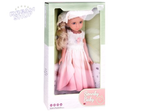 Elegancka Stylowa Lalka w Kapeluszu z Długimi Blond Włosami ZA5314 Elegancka Stylowa Lalka w Kapeluszu z Długimi Blond Włosami ZA5314
