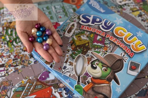 Gra planszowa rodzinna Spy Guy Rodzina Treflików Zimowa edycja Trefl 02516 Gra planszowa rodzinna Spy Guy Rodzina Treflików Zimowa edycja Trefl 02516