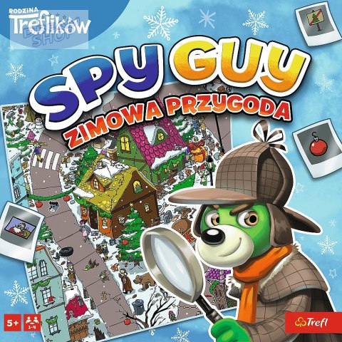 Gra planszowa rodzinna Spy Guy Rodzina Treflików Zimowa edycja Trefl 02516 Gra planszowa rodzinna Spy Guy Rodzina Treflików Zimowa edycja Trefl 02516
