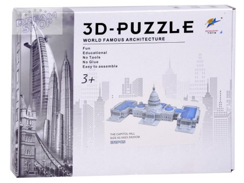 Puzzle 3D The Capitol Hill 132-elementy Puzzle przestrzenne ZA5400 Puzzle 3D The Capitol Hill 132-elementy Puzzle przestrzenne ZA5400