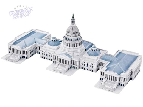 Puzzle 3D The Capitol Hill 132-elementy Puzzle przestrzenne ZA5400 Puzzle 3D The Capitol Hill 132-elementy Puzzle przestrzenne ZA5400