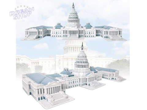 Puzzle 3D The Capitol Hill 132-elementy Puzzle przestrzenne ZA5400 Puzzle 3D The Capitol Hill 132-elementy Puzzle przestrzenne ZA5400